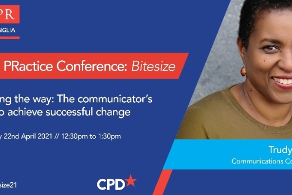 Image for article 'Three things you can expect from Trudy Lewis at the CIPR East Anglia's Best PRactice Conference: Bitesize'