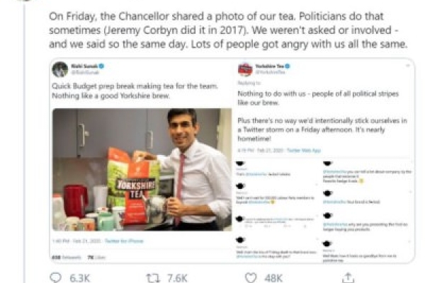 Image for article 'TEA BREAK: Yes, Yorkshire Tea handling trolls was great but it won’t work in the public sector'