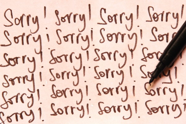 Image for article 'When sorry is not enough'