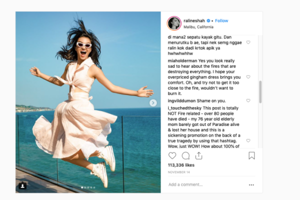 Image for article 'Tone-deaf keyword squatting by Instagram influencers'