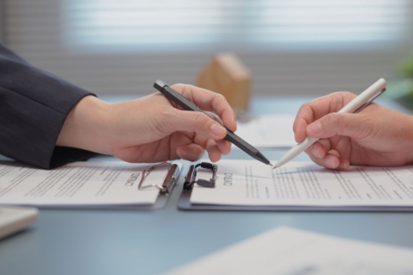 signing documents